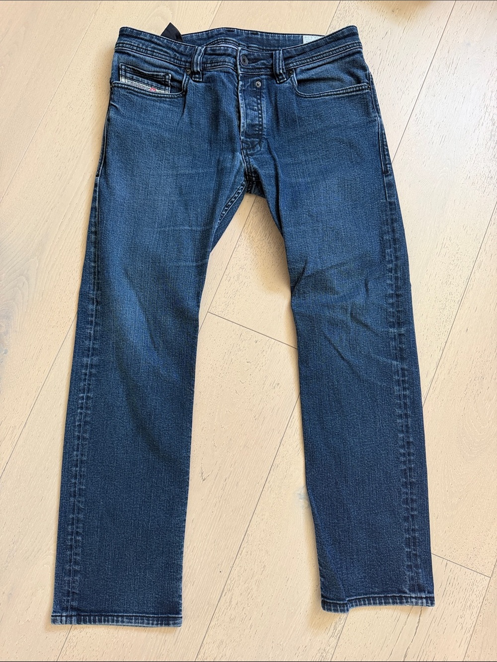 Diesel Slim Straight Men's Jeans - Dark Blue